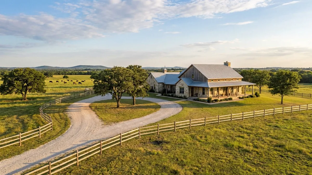 A professional real estate photograph for: How to Buy Ranch and Farm Property in Flower Mound, TX (2026 Guide). Explore how to invest in Flower Mound's thriving ranch and farm market, including pricing, locations