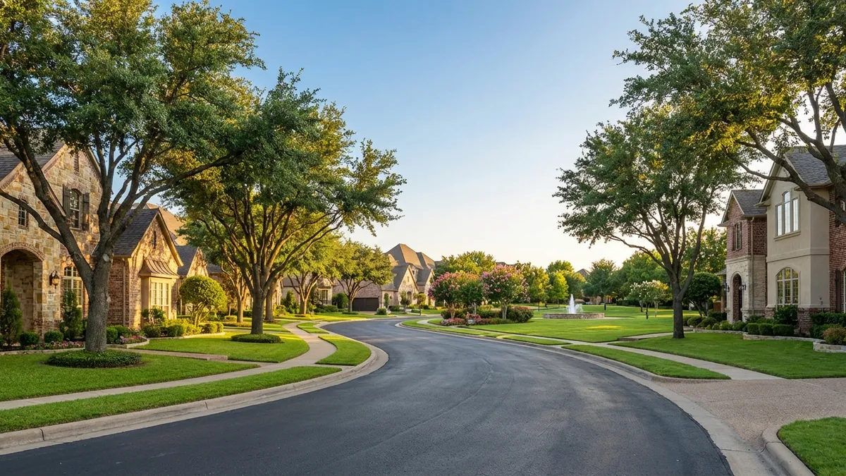 A professional real estate photograph for: First-Time Home Buyer Guide for Highland Village, Texas (2026 Market Insights). Everything first-time buyers need to know about Highland Village's low-inventory market, including h