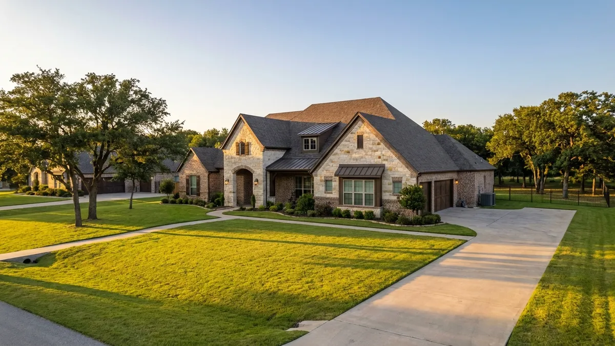 A professional real estate photograph for: Georgetown School Districts and Housing: 2026 Buyer's Guide. Everything homebuyers need to know about Georgetown ISD rezoning, school schedules, tax rates, and h