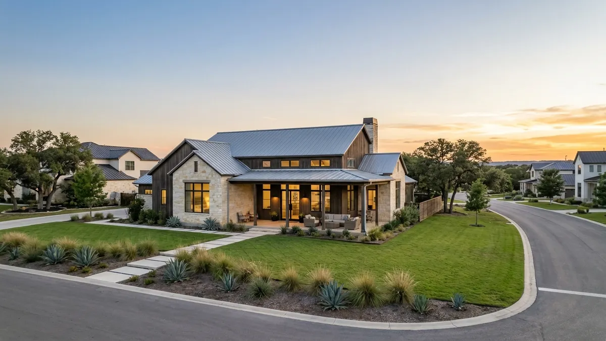 A professional real estate photograph for: Schertz Housing Market Forecast 2026: First-Time Buyer Opportunities. Discover why Schertz, TX is a prime opportunity for first-time buyers in 2026 with stable mortgage r